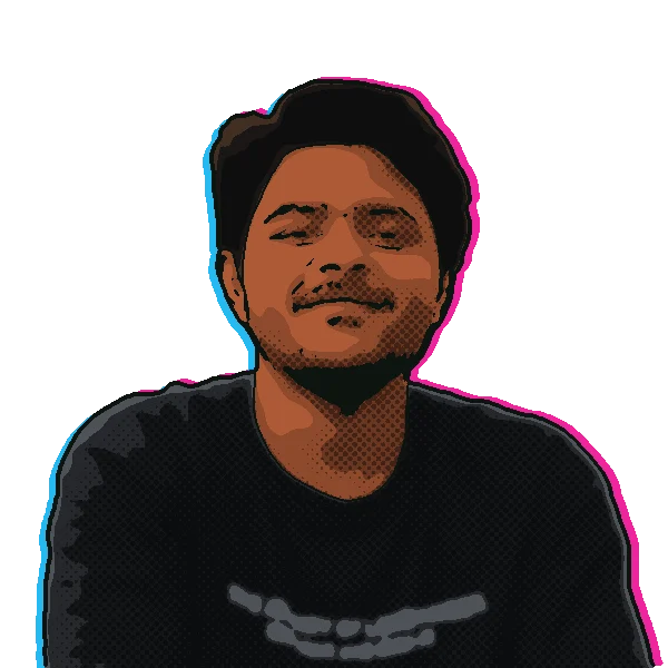 Atul Singh, Media Production Executive, drawn as a comic