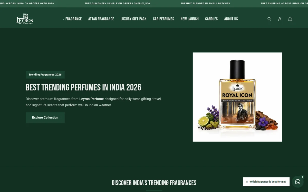 Leyros: Trending fragrances guide